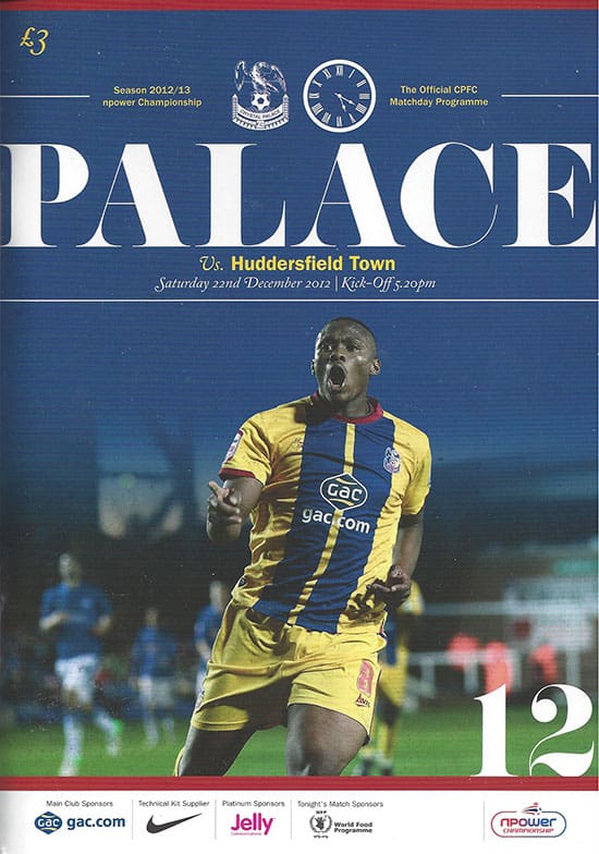 Crystal Palace FC v Huddersfield Town FC